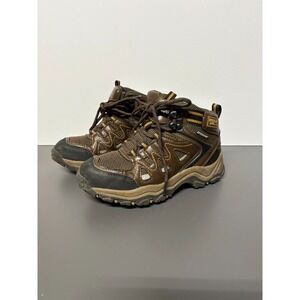 USED Nord Trail / Red Head Big Bear Kids Waterproof Hiking Boots Brown Size US 1